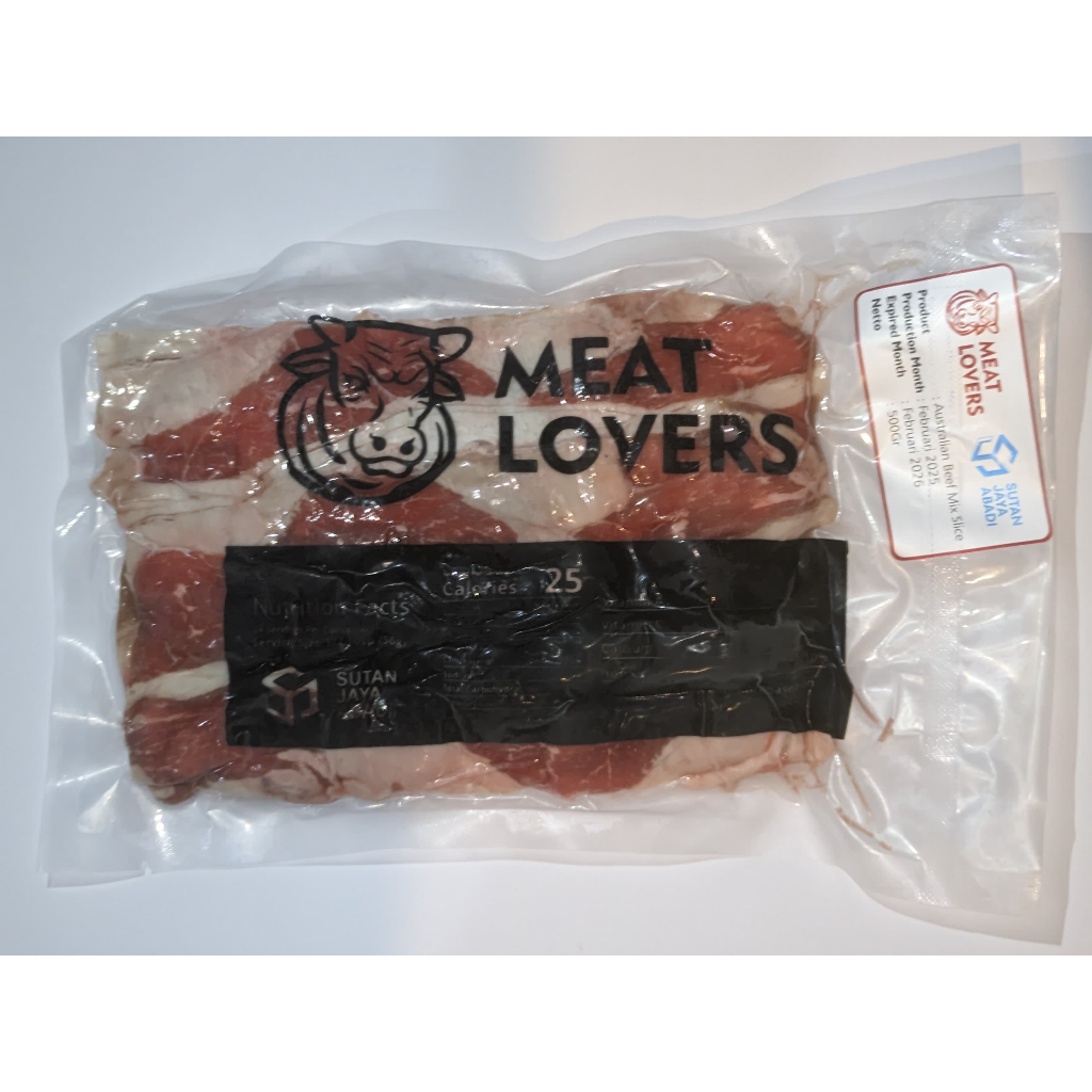 

Beef Slice Mix / Mix Slice Aus / Daging Slice / Sukiyaki / BBQ / Daging Sidoarjo