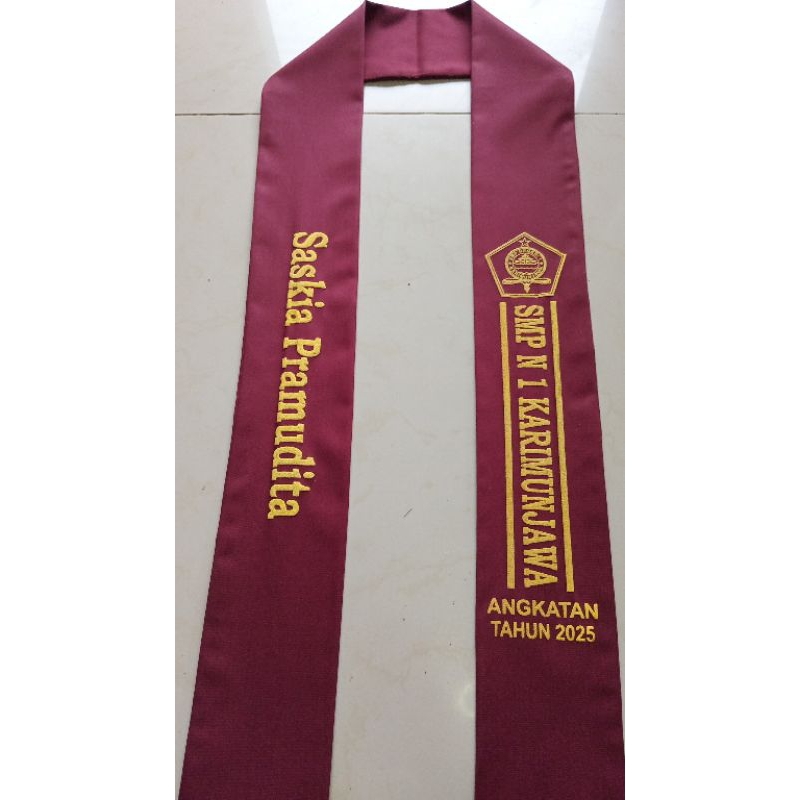 

selempang custom