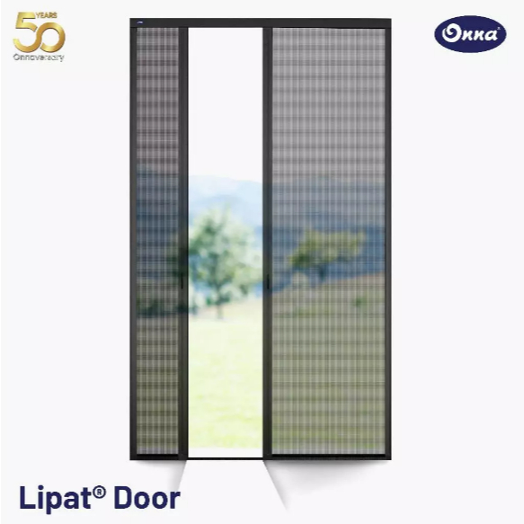 ONNA Lipat Door | Pintu Lipat Kasa Nyamuk Penyekat Ruangan (Ukuran Custom)