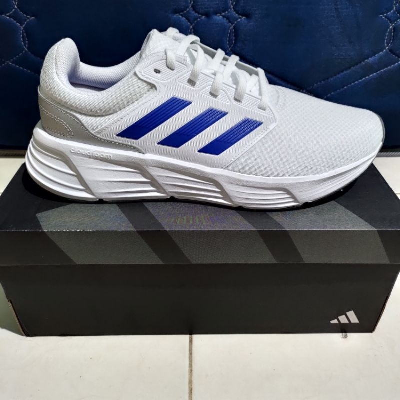 ADIDAS GALAXY 6 WHITE/BLUE ORIGINAL [IE1979] size 44