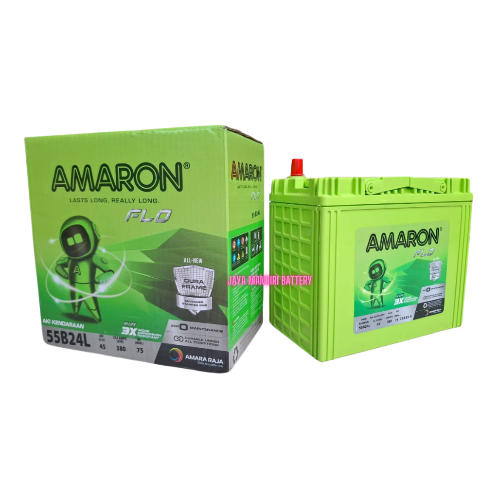 Aki AMARON HI-LIFE NS60L UNTUK GRAND LIVINA, CORROLA, KARIMUN, DLL - AKI