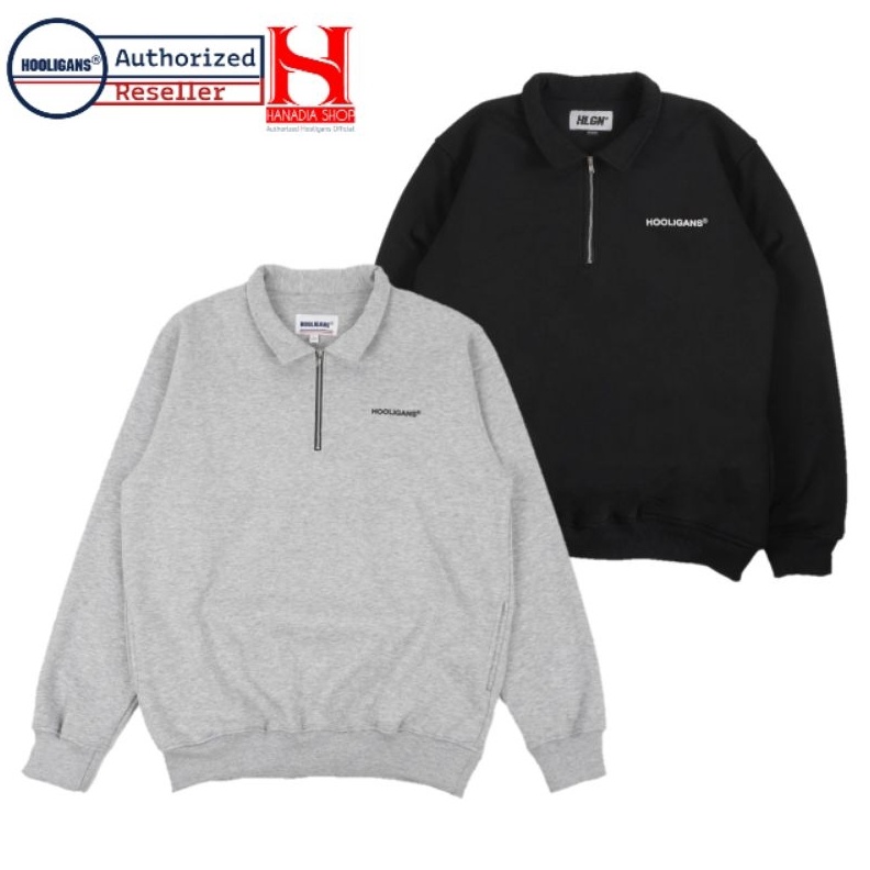 KODE G99G Hooligans Sweater Crewneck Half Zipper Bold Nakata Series
