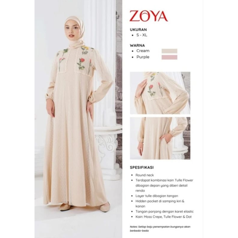 Zoya Gamis Canna Dress