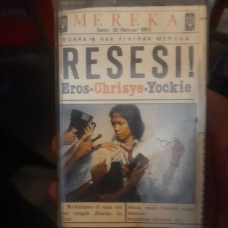 kaset pita resesi eros. chrisye. yockie (P216)