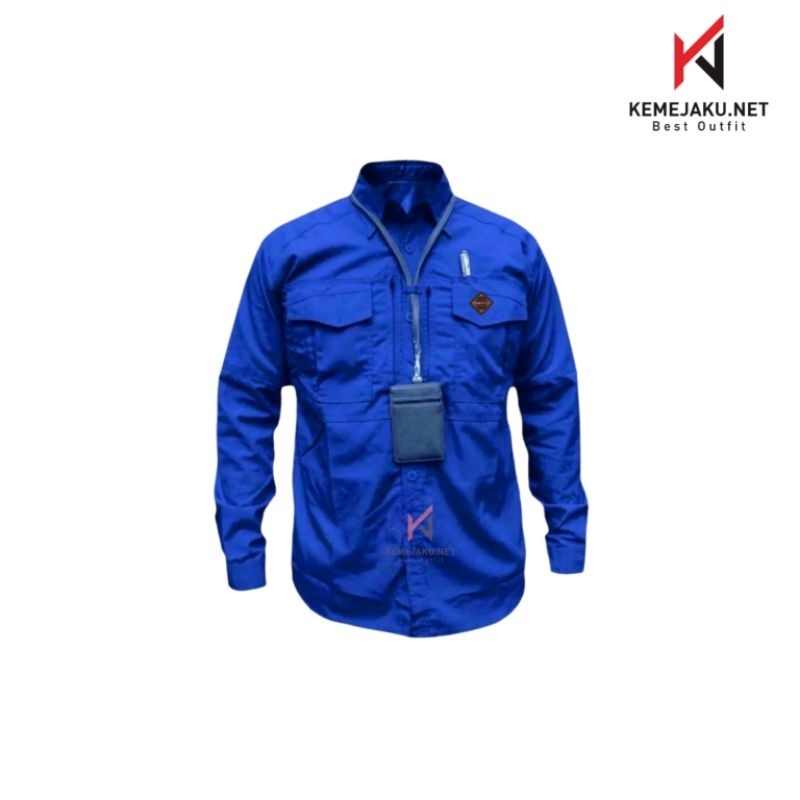 Kemeja PDL Tactical M-Tac drill Grad A" import Tebal kemeja lengan panjang Baju PDL lapangan kemeja