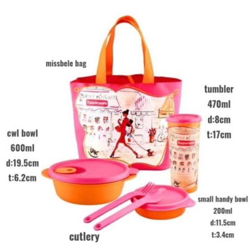 Lunch Box set Tupperware
