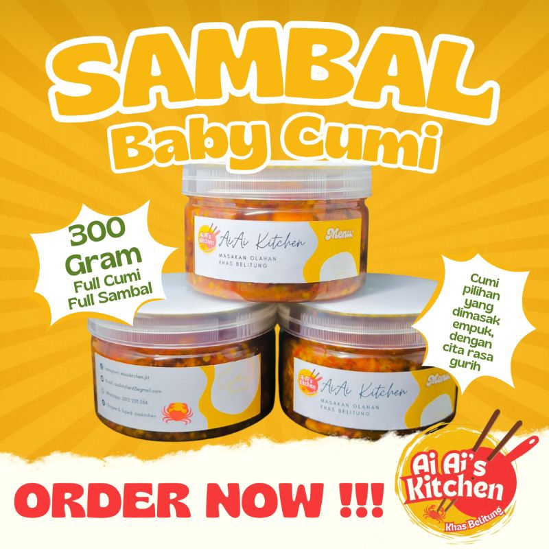 

Sambal Cumi Belitung 300gr / Toples
