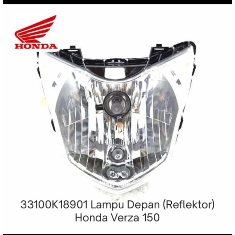 33100-K18-901 Lampu Depan (Reflektor) Honda Verza 150 2013 2014 2015 2016 2017 2018
