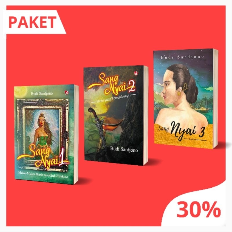 Paket Novel Sang Nyai 1, Sang Nyai 2, dan Sang Nyai 3 (Budi Sardjono) - Basabasi