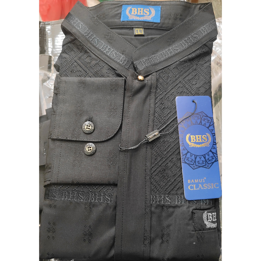 Bamus Baju Koko BHS Classic Hitam Viral