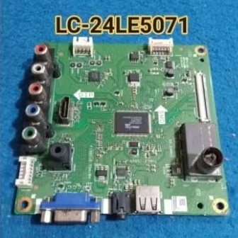 MB/ MAINBOARD/ MOTHERBOARD / MESIN TV LED SHARP LC- 24LE5071
