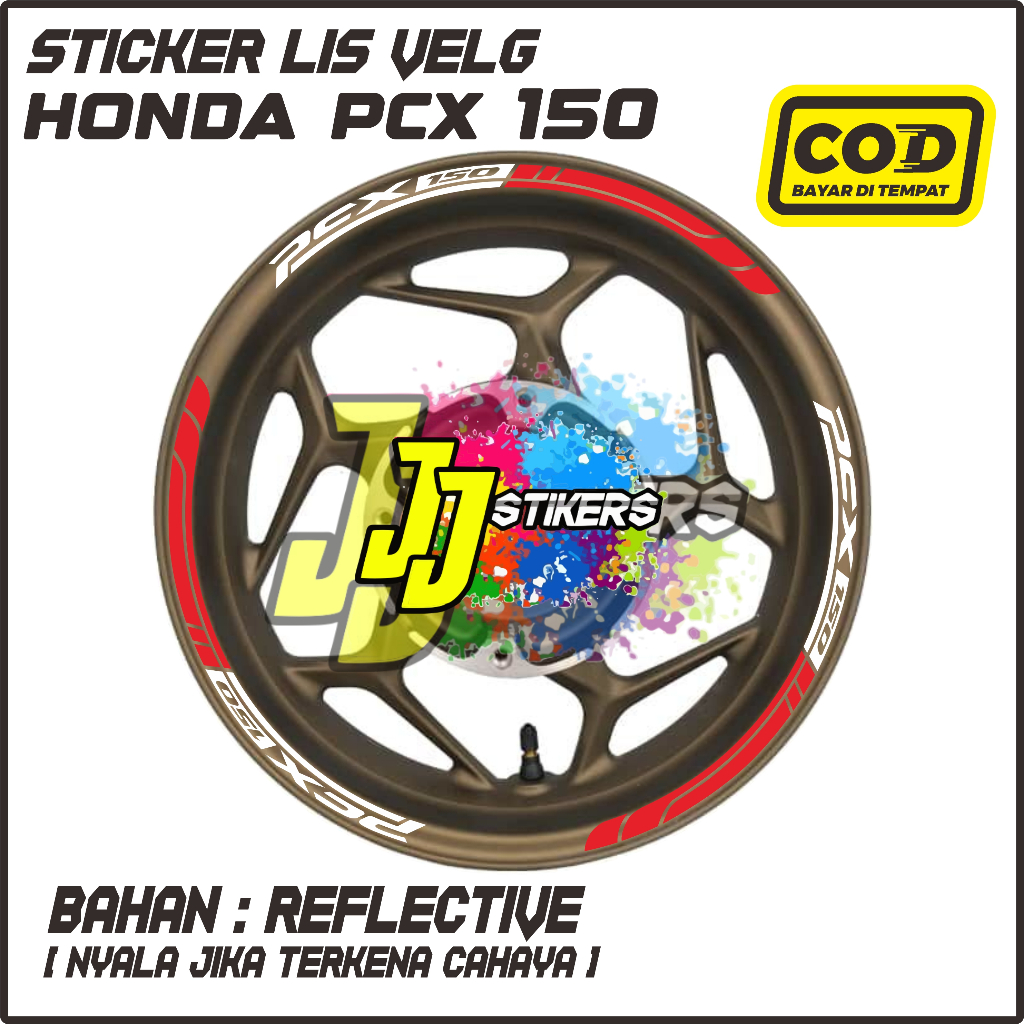 sticker lis velg stiker velg pcx 150