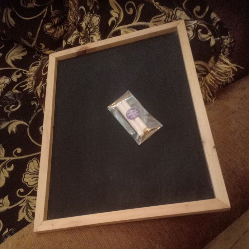 

Chalkboard papan tulis kapur hitam uk 30cmX40cm