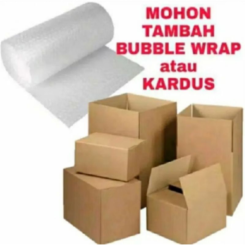 

Bubble Wrap Tambahan Packing Supaya Aman khusus Untuk Yang Beli Barang Saja Pengaman Paket / Bubble wrap untuk pengemasan lebih aman, mengurangi resiko benturan
