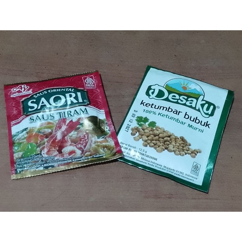 

Saori Saus Tiram + Ketumbar Bubuk Paket 1N (TRB49)