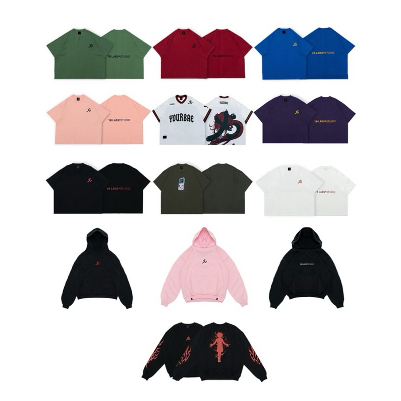 YB LABS TSHIRT AND HOODIE