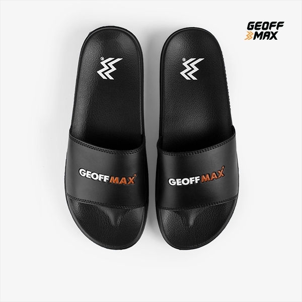 Sandal santai Geoff Max - Wigora Black | Sandal Pria Wanita Sendal Slop Slipper Anti Licin