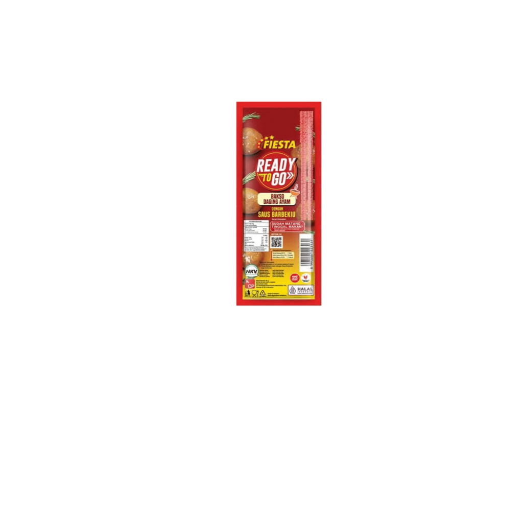 

Fiesta Ready To Go Bakso Daging Ayam Saus Barbeque 60 gram
