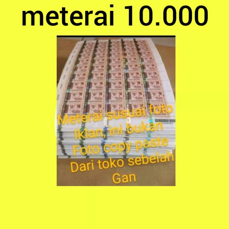 

materai tempel 10.000 materaipos