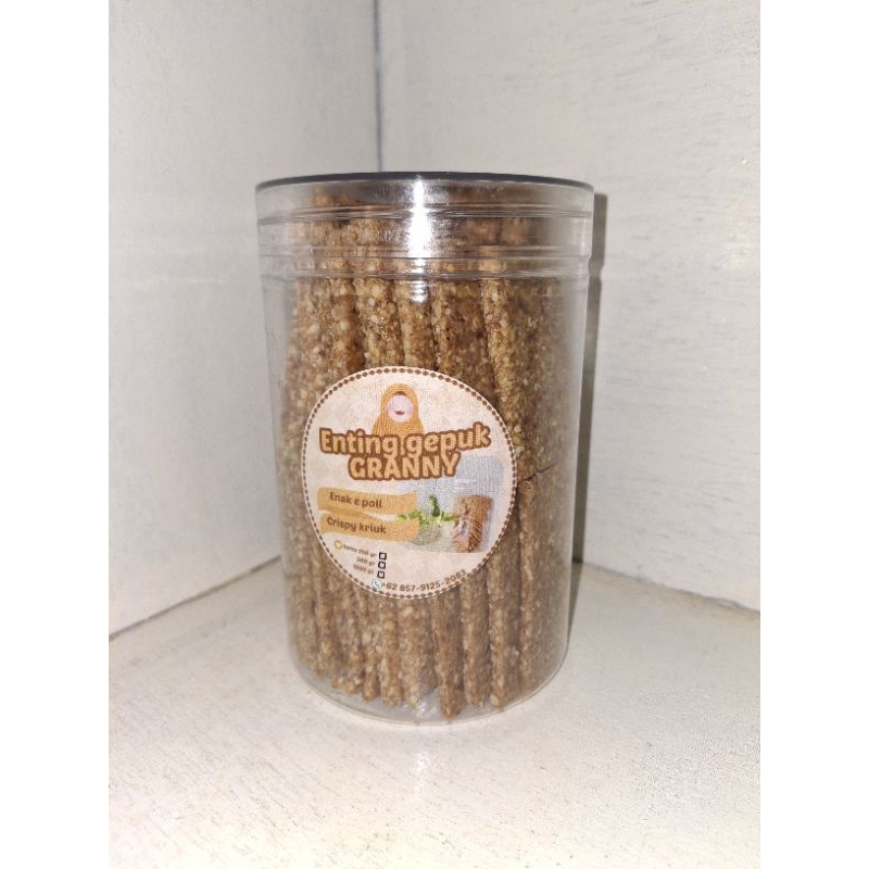 

Camilan enting gepuk enting kacang toples 350gr 500gr