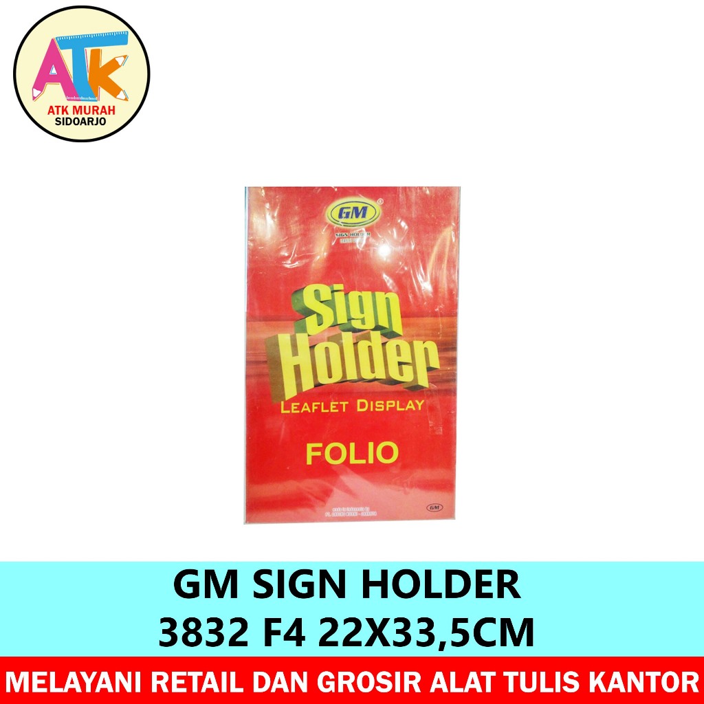

GM SIGN HOLDER 3832 F4 22X33,5CM
