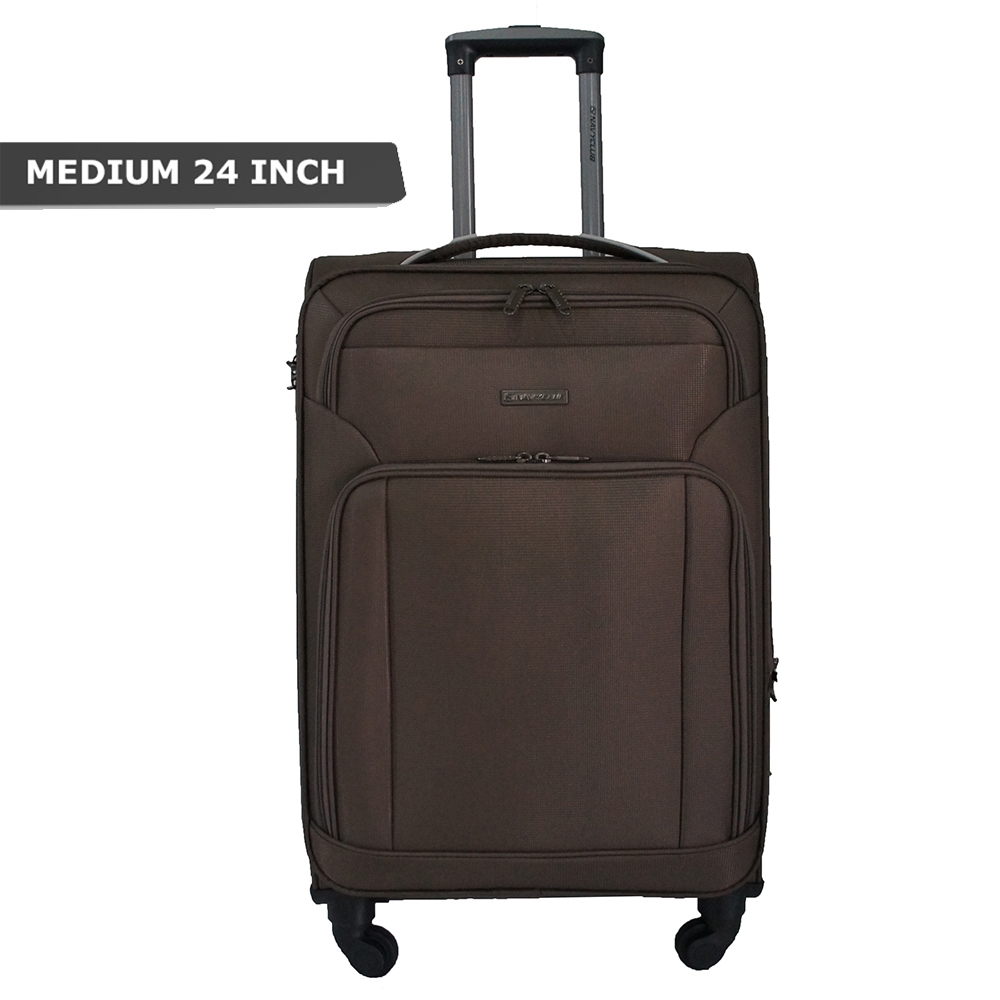 Navy Club Stena Koper SoftCase - 4 Roda Putar TSA Lock Expandable Size 24 Inch a
