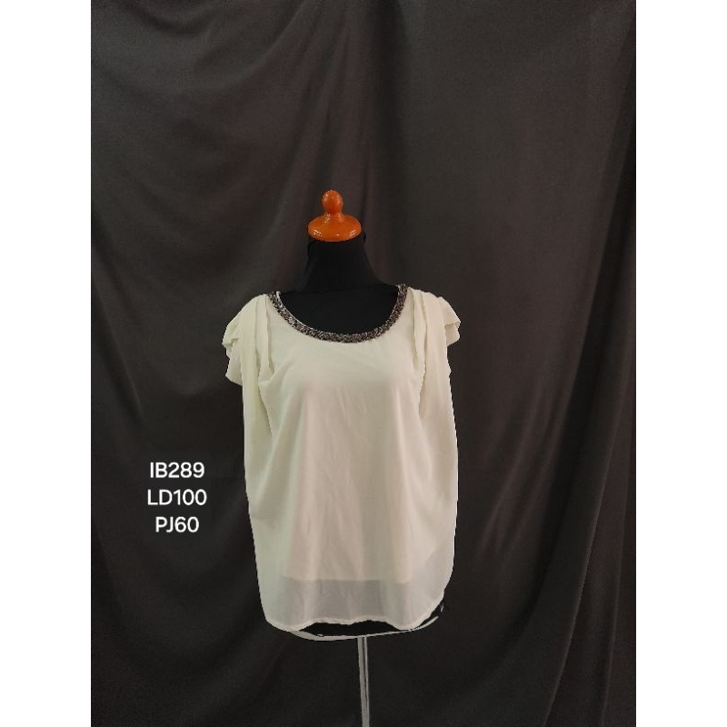 Atasan Big Size Sifon Polos Big Size IB289