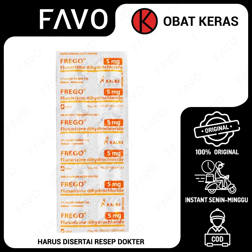 Frego 5 mg Obat Migrain - 10 Tablet [KF]