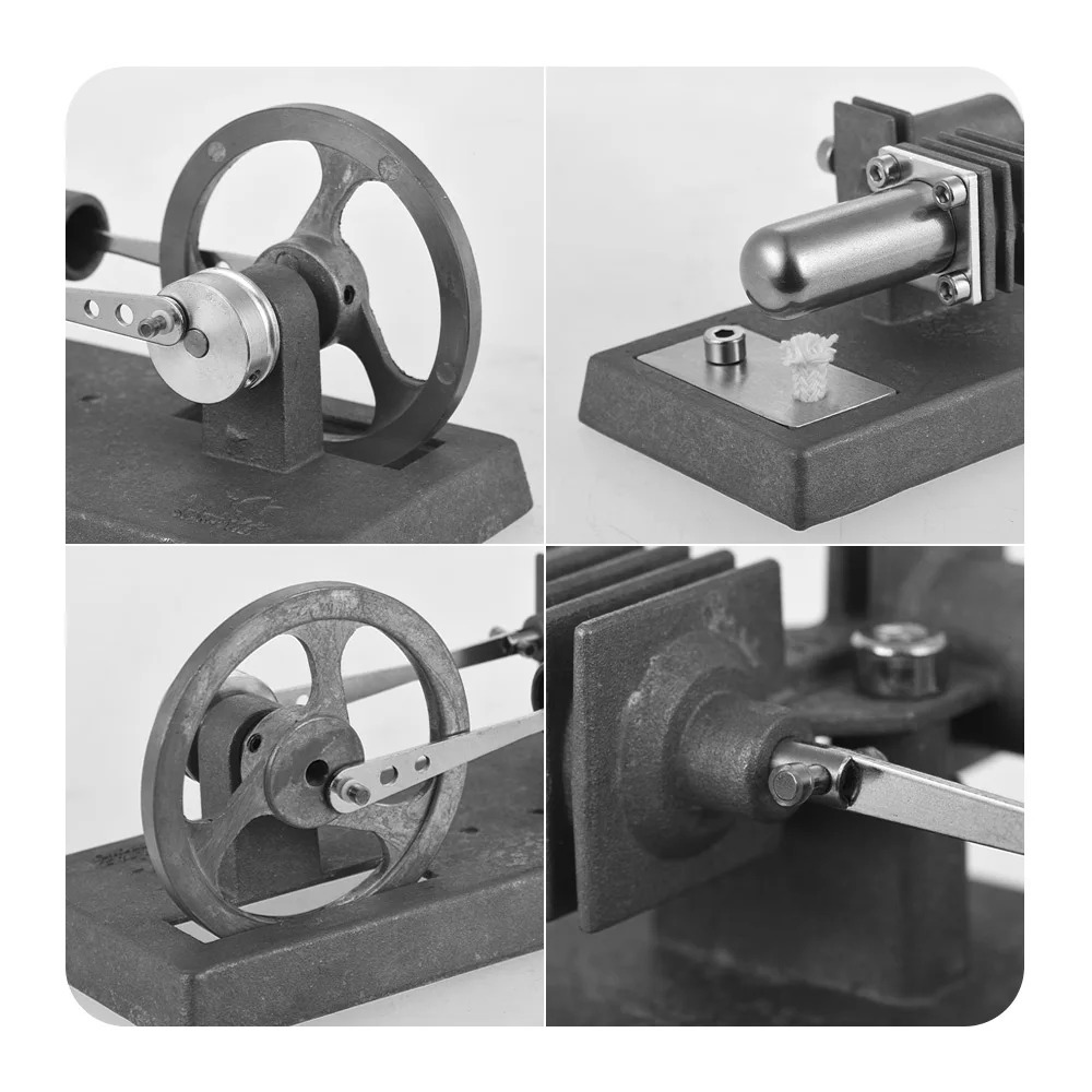Mini Hot Air Stirling Engine Model DIY Kit/Percobaan Mainan Pendidikan