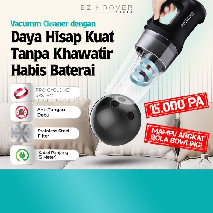 Vacuum Cleaner Jaco Ez Hoover Turbo Jc 888 Penyedot Debu Super Cyclone