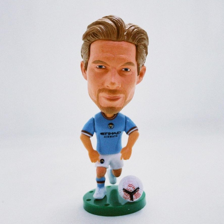 Action figure Kevin De Bruyne Manchester city 2022 soccerwe new Head Model