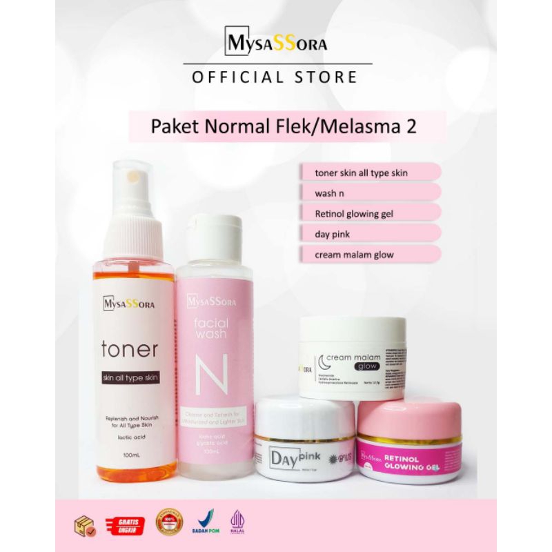 MYSAS PAKET NORMAL FLEK/MELASMA 2