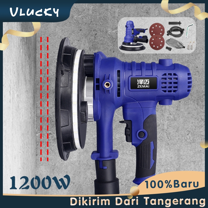 Mesin Amplas Dinding 1250W Mesin Gerinda Penghalus Dinding Mesin Acian Tembok