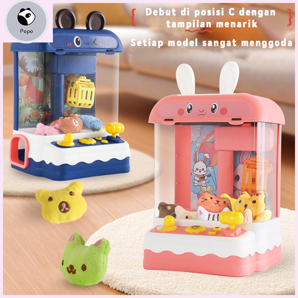 Mainan Claw Machine Mini Mainan Capit Boneka Mesin Capit Boneka Doll Machine