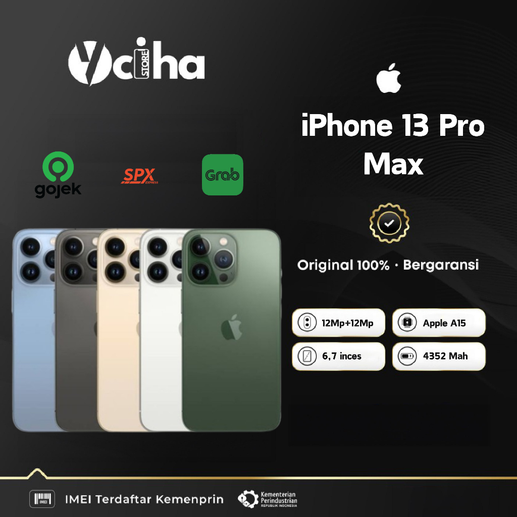 IPHONE 13 PRO MAX 128GB 256GB 512GB 1TB SECOND