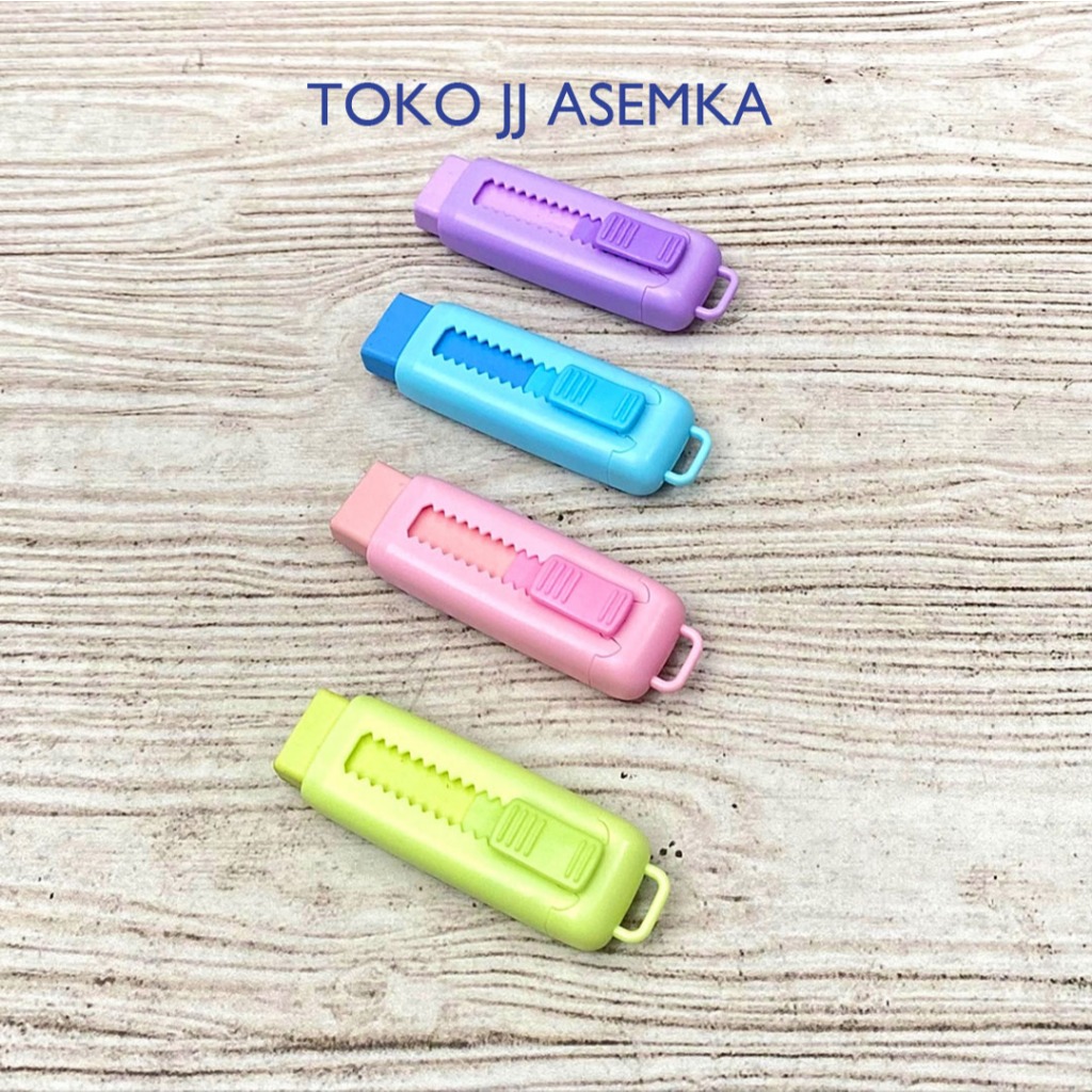 

PENGHAPUS MODEL CUTTER PENSIL DORONG WARNA PASTEL LUCU UNIK ALAT TULIS SEKOLAH TERMURAH COD