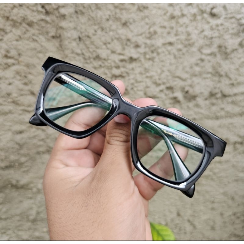 Frame Kacamata Pria Wanita Off White Bahan Tebal COD
