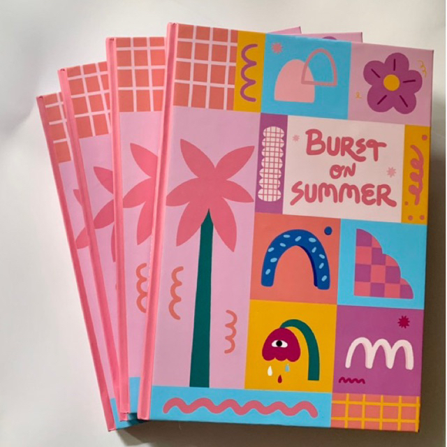 

Burst On Summer Notesbook