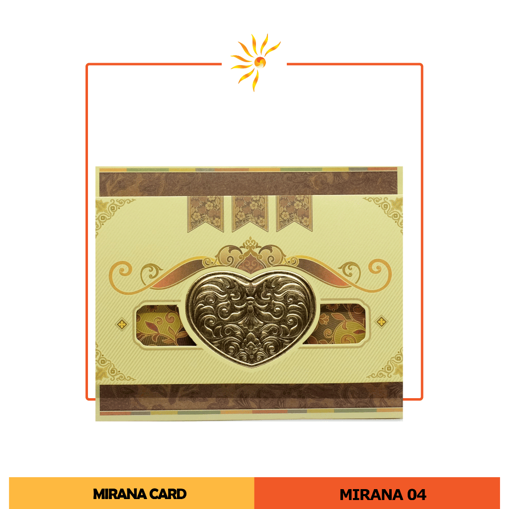 

Blangko Undangan Pernikahan / Wedding Invitation MIRANA 04 / 07- ISI 100 PCS (BLANGKO KOSONG) - Sun Graphic