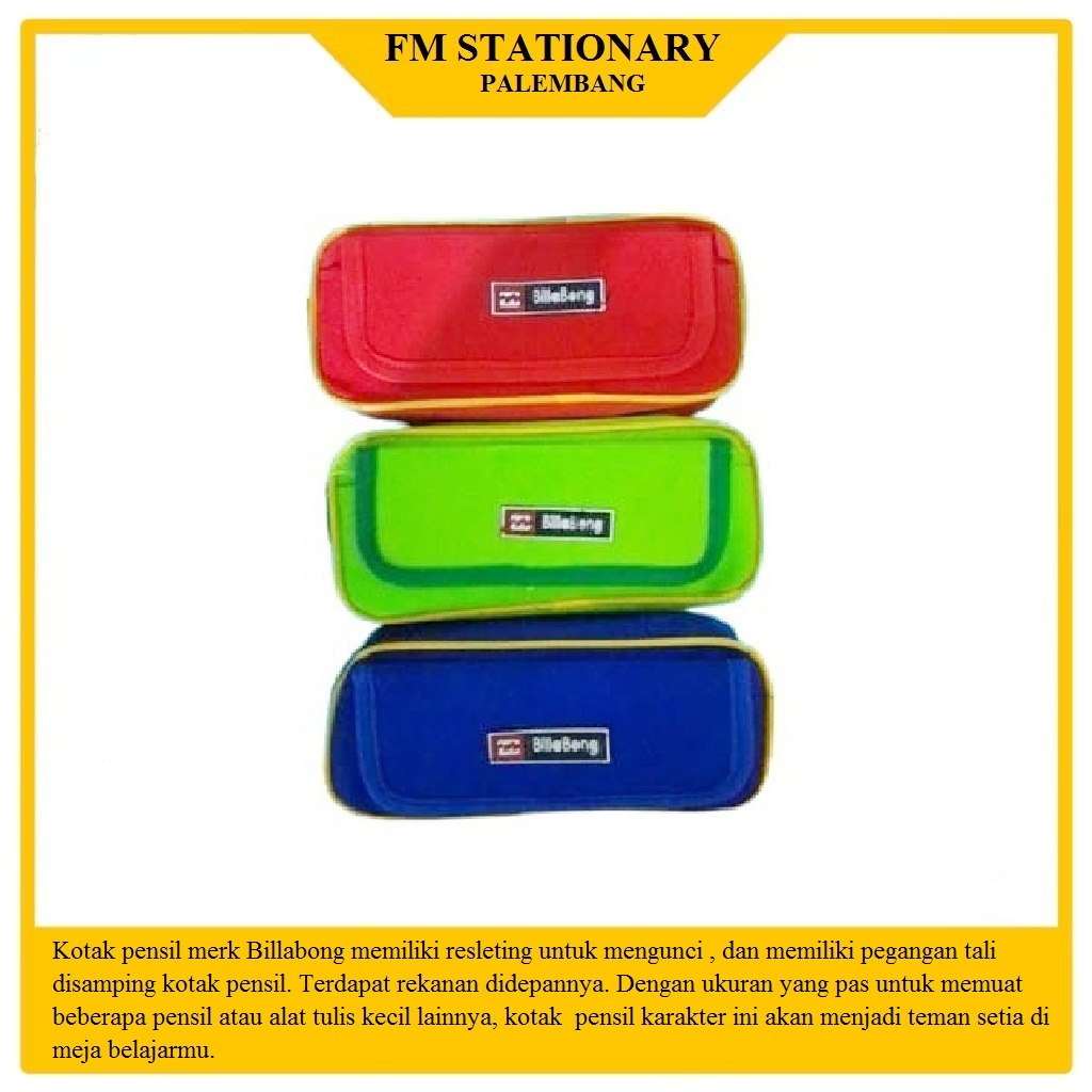 

Kotak pensil kain BILABONG