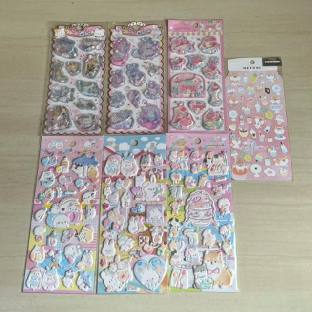 

Sticker Timbul Lucu 3D Water Stiker