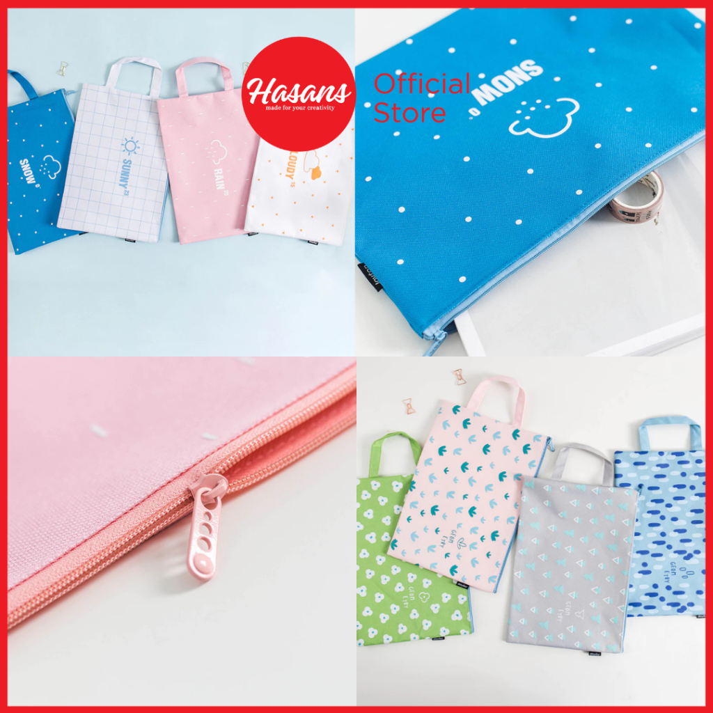 

[1 Pcs] Pouch Dokumen / Pouch Bergambar / Map Berkas / Map Dokumen / Tempat Penyimpanan Dokumen / Pouch Ukuran A4 / Joytop, Bag A4