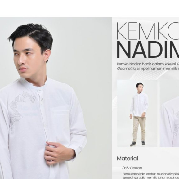 KEMKO NADIM PANJANG/BAJU KOKO RABBANI/BAJU KOKO DEWASA/KEMKO LENGAN PANJANG/BAJU KOKO MOTIF