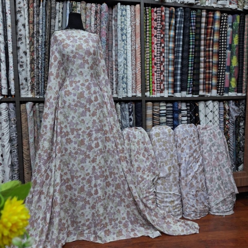 KAIN RAYON TWILL | VISCOSE TWILL | KAIN RAYON TWILL BAHAN ADEM TIDAK PANAS | RAYON VISCOSE TWILL MOT