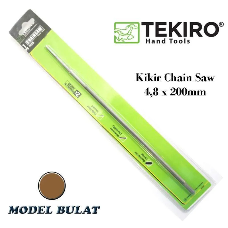 KIKIR CHAINSAW TEKIRO 4,8X200MM/KIKIR RANTAI SENSO/KIKIR BULAT/KIKIR BULAT GERGAJI