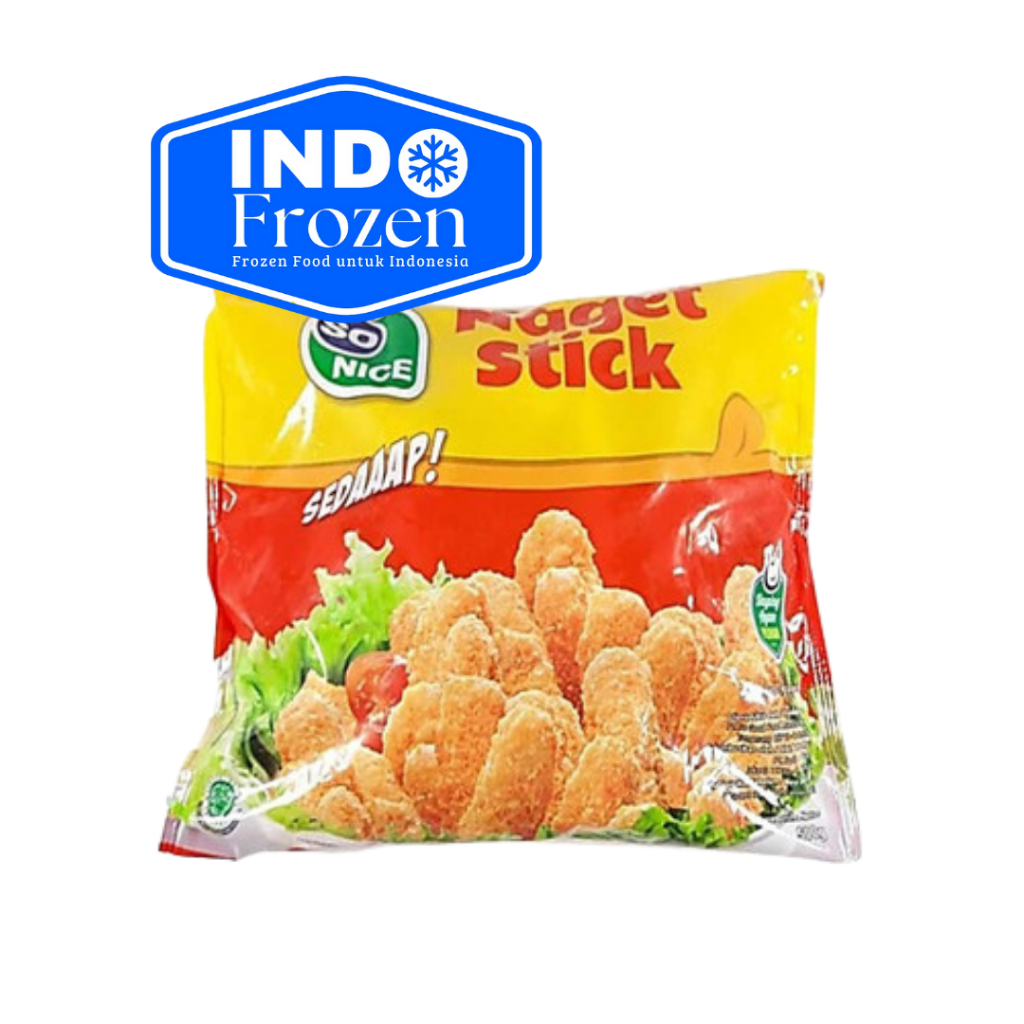 

SO NICE STIK NAGET AYAM SEDAP 500GR / CHICKEN STICK NUGGET FROZEN FOOD