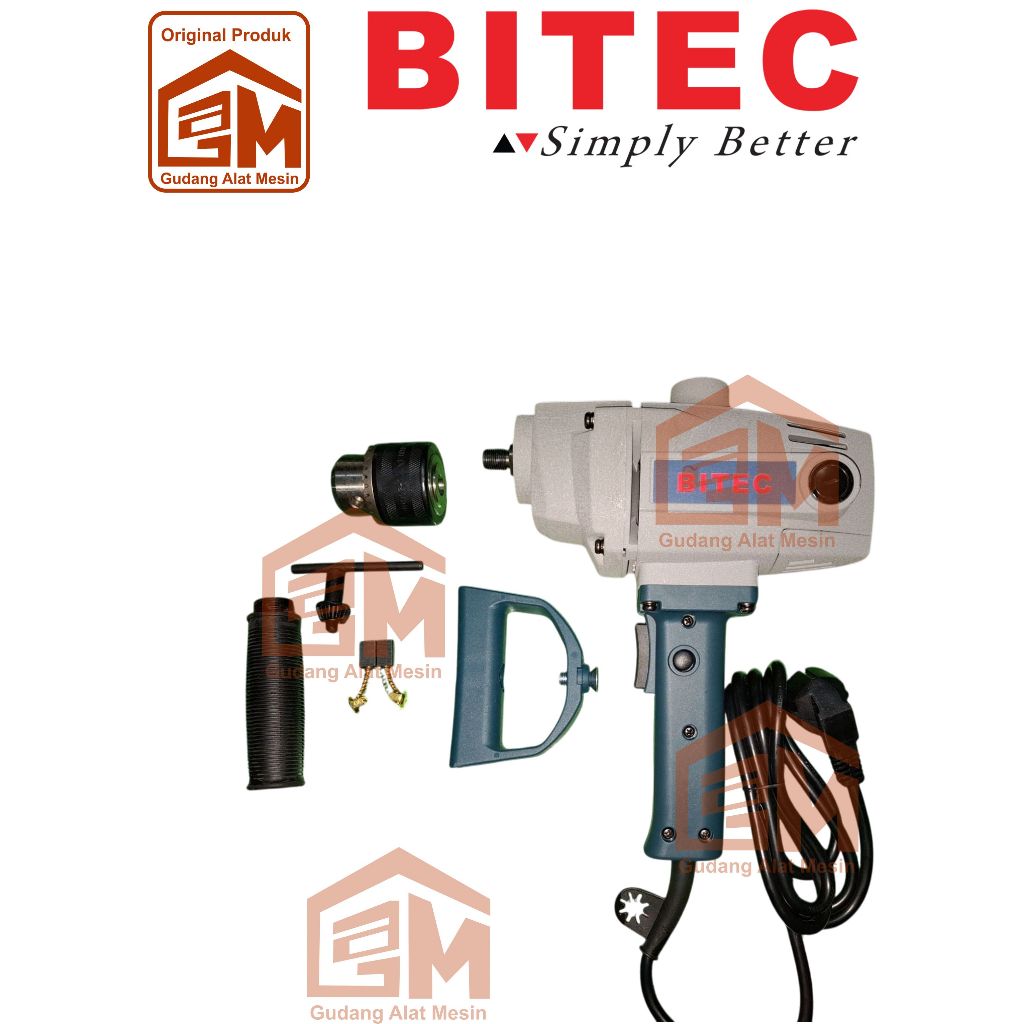 Mesin bor 16mm rotary drill DM160 BITEC DM 160