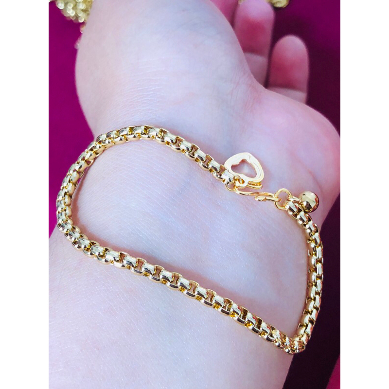 gelang rollo motip emas 99 titanium