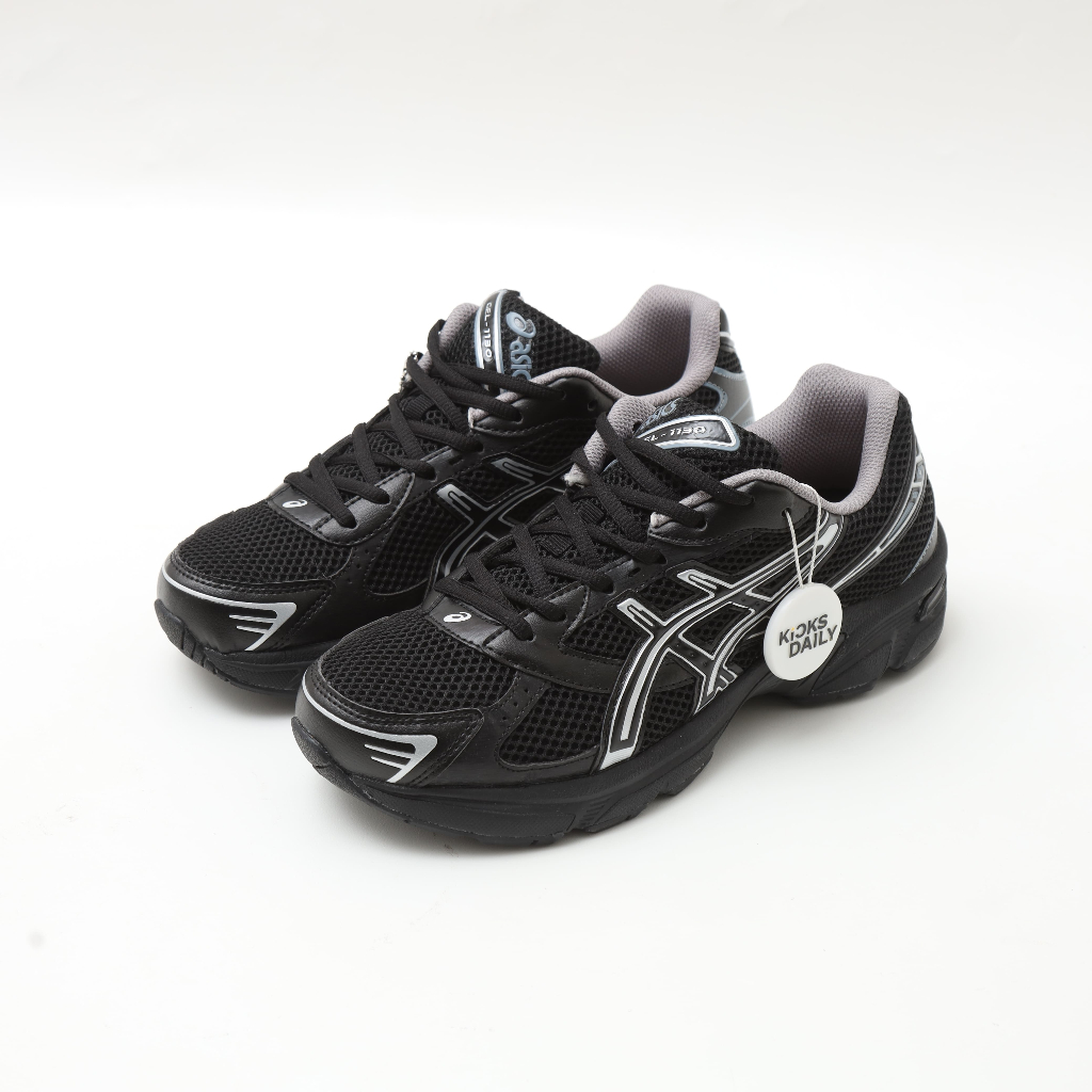 Sneakers Asics Gel-1130 Triple Black Pure Silver Metallic "Full Black" 100% BNIB