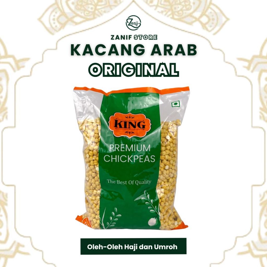

Kacang Arab | King Premium Chickpeas | Oleh-oleh Haji dan Umroh